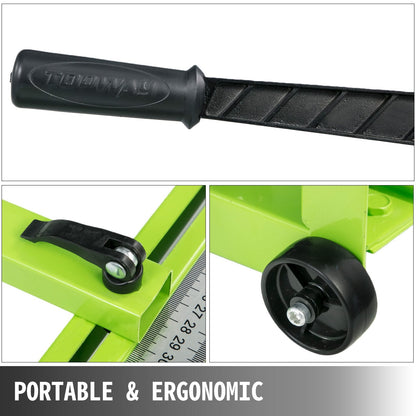 Manual Tile Cutter with Laser Guide, 0.8 m Cutting Length, 1.4 m Thickness Capacity