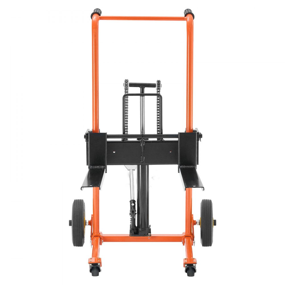 VEVOR Material Lift Winch Stacker 205 kg Pallet Truck Dolly 900 mm Lift