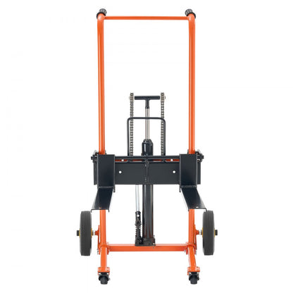 VEVOR Material Lift Winch Stacker 205 kg Pallet Truck Dolly 1000 mm Lift