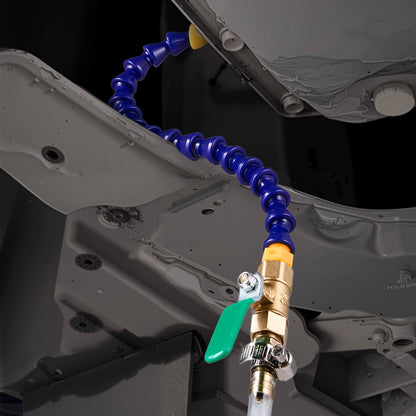 Transmission Fluid Pump, 3 L Capacity, Manual Fluid Transfer Pump with 120 cm Long Horse & HDPE Tank, Transmission Oil Pump with PTFE Tape, Manual Automotive Oil Filling System