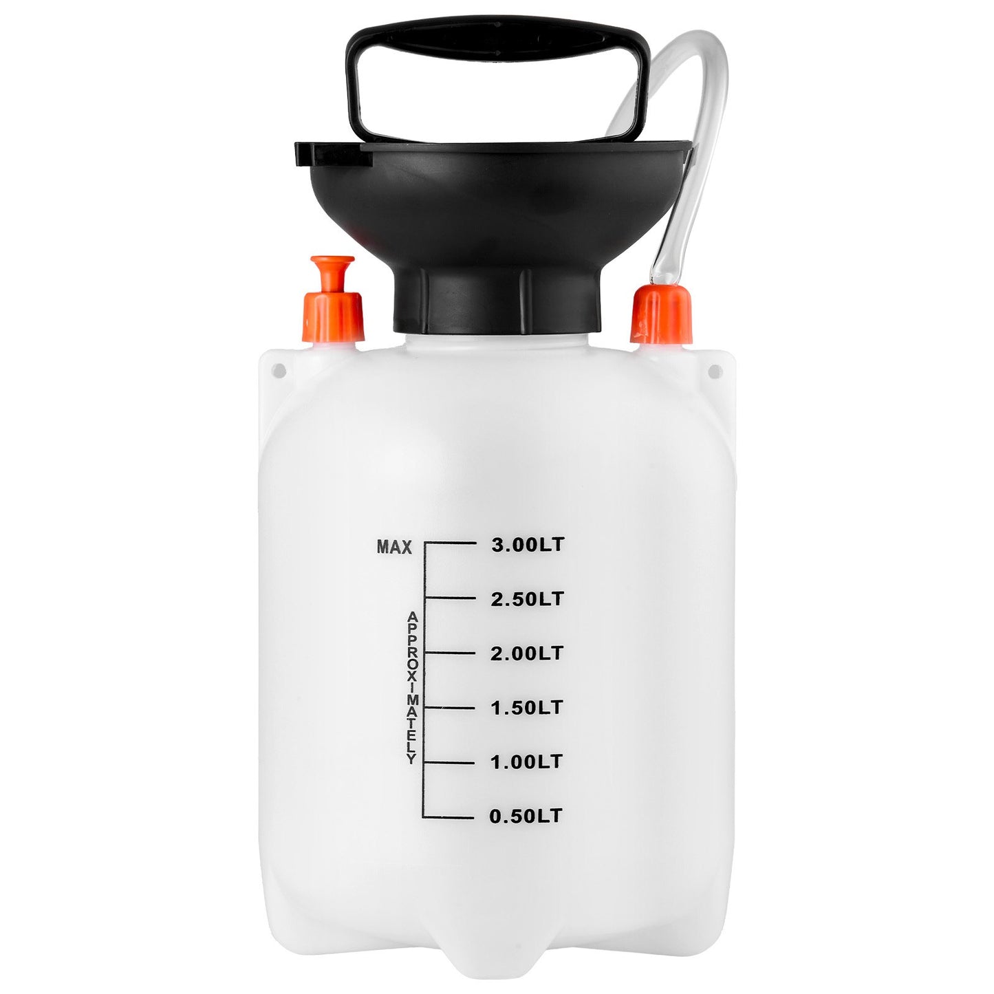 Transmission Fluid Pump, 3 L Capacity, Manual Fluid Transfer Pump with 120 cm Long Horse & HDPE Tank, Transmission Oil Pump with PTFE Tape, Manual Automotive Oil Filling System