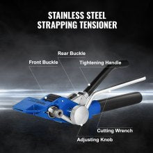 VEVOR Packaging Banding Strapping Kit Tensioning Tool Tensioner & 30 m Banding