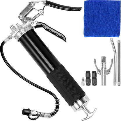 Heavy Duty Pistol Grip Grease Gun with 0.5m Hose and 400 CC Capacity