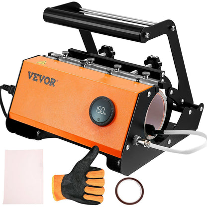 Mug Heat Press for Sublimation Printing, Fits 0.3-0.9m Cups, 7kg, Black