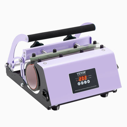 Purple Tumbler Heat Press Machine, 11-30oz Capacity, Precise Digital Control