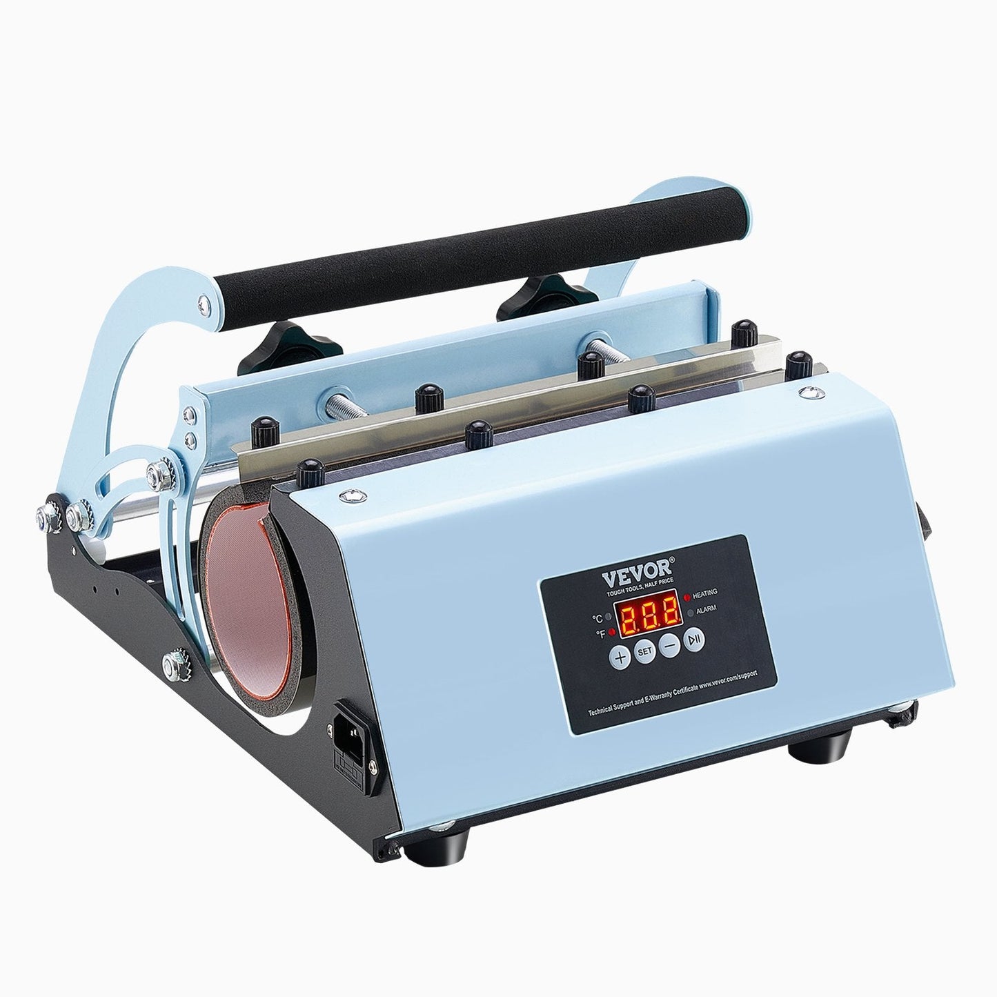 Blue Tumbler Heat Press Machine for 0.32-0.89L Mugs, Rapid Sublimation
