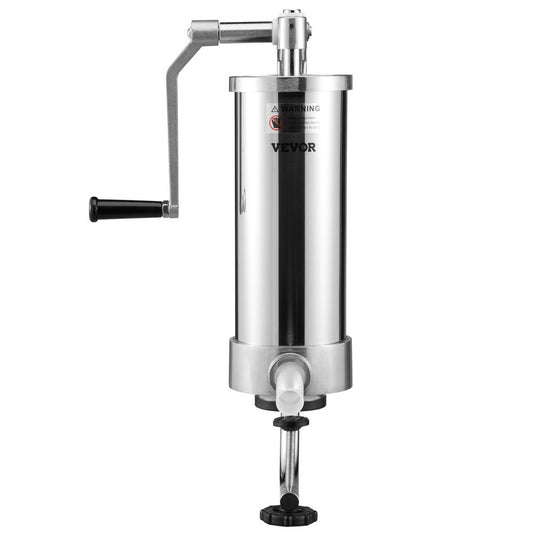 VEVOR Sausage Stuffer 5LBS/3L Capacity Homemade Sausage Maker Stainless Steel