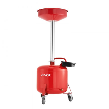 Waste Oil Drain Tank 30L Industrial Fluid Drain Tank with Toolbox