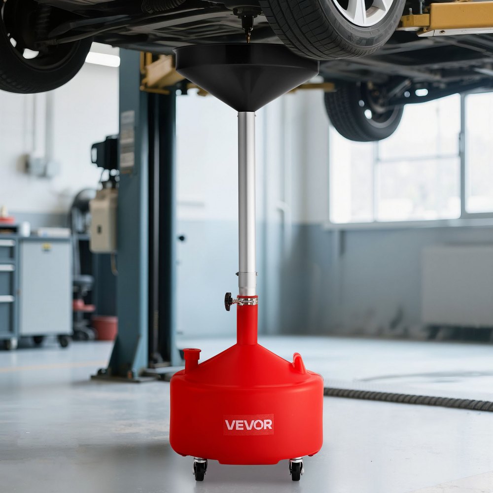 Waste Oil Drain Tank 30L Industrial Fluid Drain Tank with Funnel