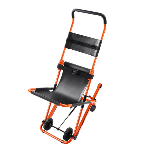 VEVOR Manual Stair Chair, 159 kg Load Capacity, Foldable Emergency Stair Wheelchair