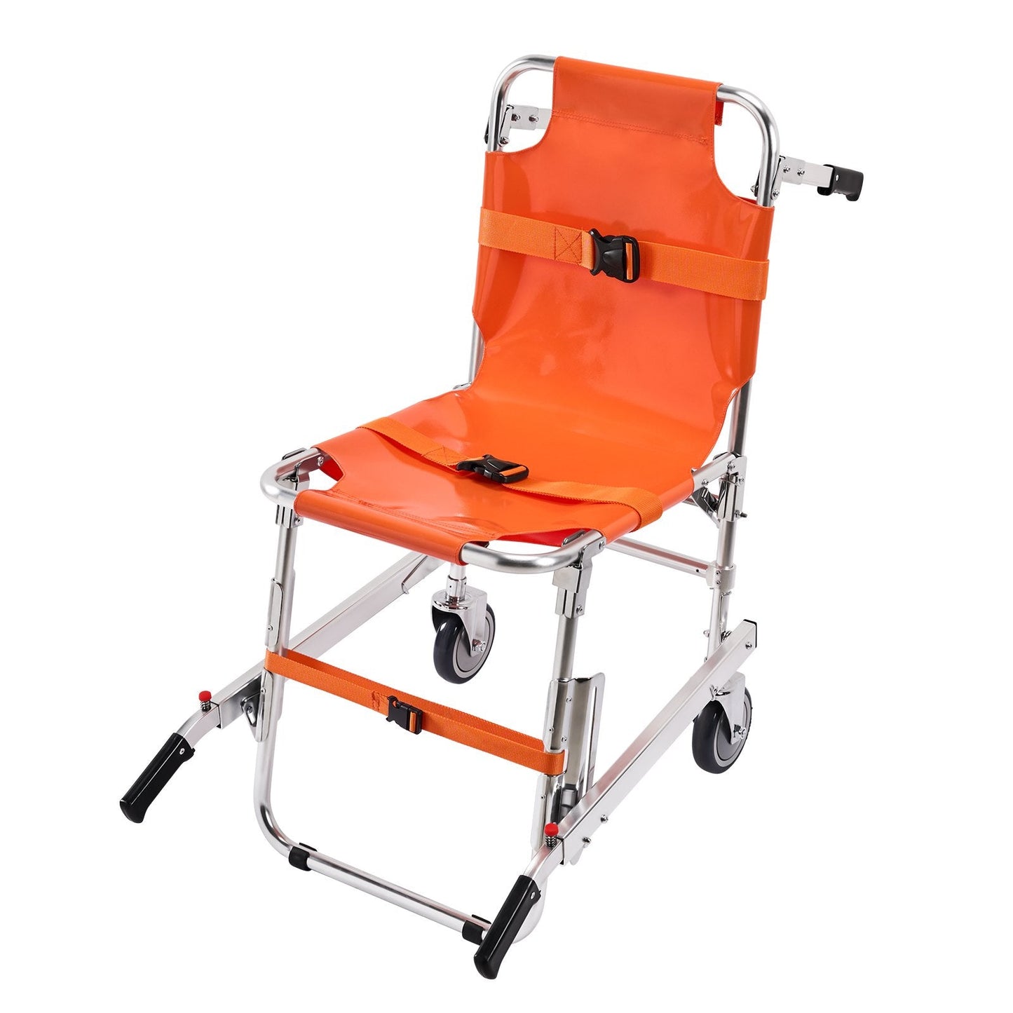 Foldable Aluminum Stair Climbing Chair, 159 kg Capacity, Portable Emergency Use