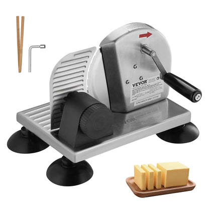 Manual Bread and Cheese Slicer, Adjustable Thickness, 0-0.15m, 1.8kg