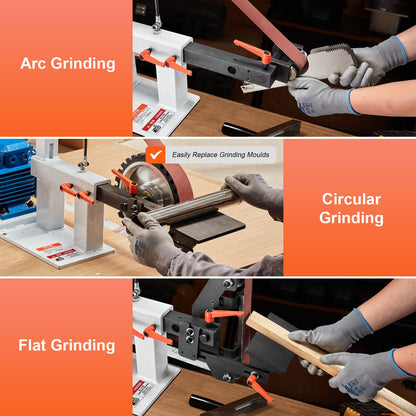 VEVOR Belt Grinder Sander, 72 x 2-Inch Variable Speed Belt Polisher with VFD, 1500W