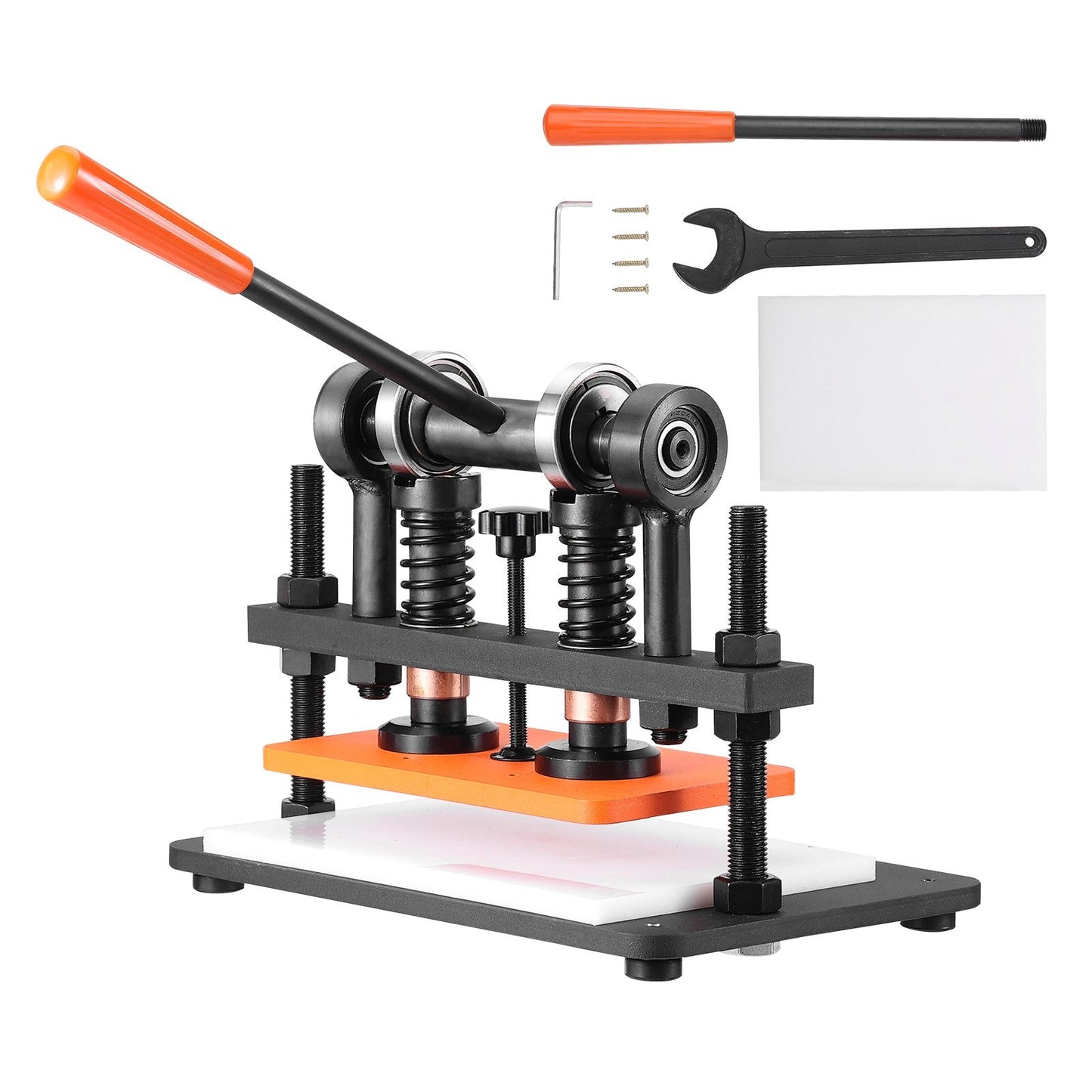 Manual Leather Die Cutter with 260 x 150 mm Embossing Plate, 24.7 kg Capacity