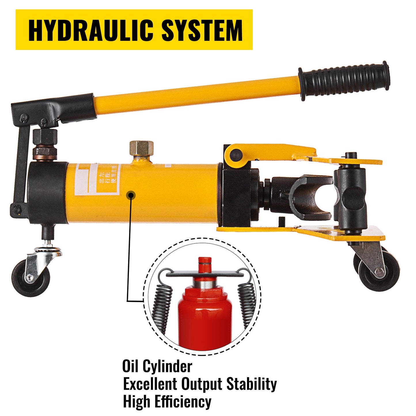 VEVOR Manual Hydraulic Pipe Tube Bender Machine 10 Ton Manual Hydraulic Tube Bending