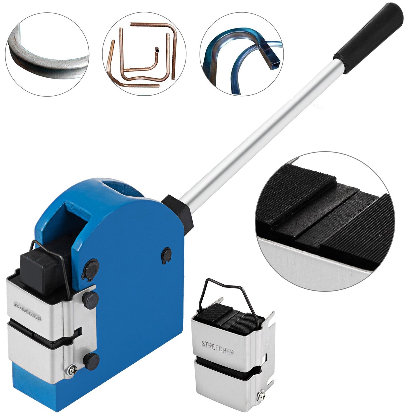 Vevor 2-in-1 Shrinker & Stretcher Set 2 Steel Jaws Sheet Metal Bender Manual Machine