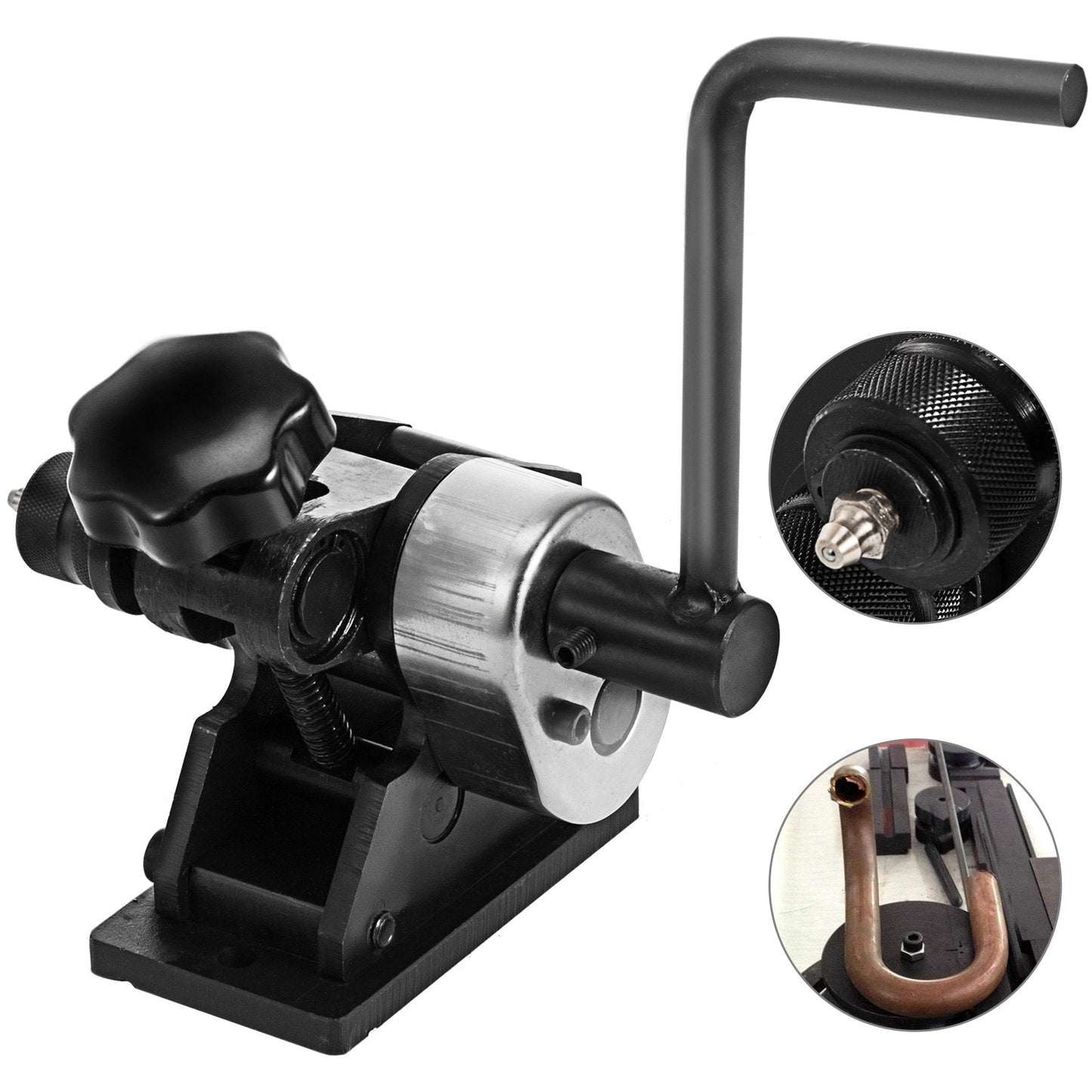 Portable Ring Roller Bender, 0.08m Ring Size, Round & Flat Steel Capacity