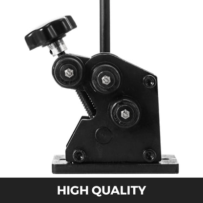 Portable Ring Roller Bender, 0.08m Ring Size, Round & Flat Steel Capacity