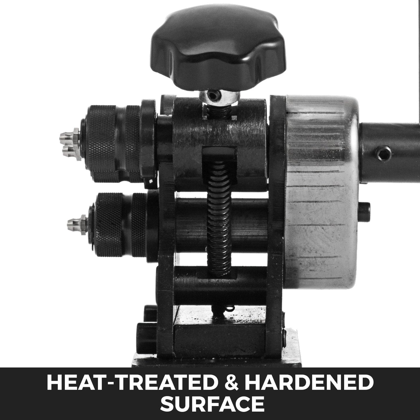 Portable Ring Roller Bender, 0.08m Ring Size, Round & Flat Steel Capacity