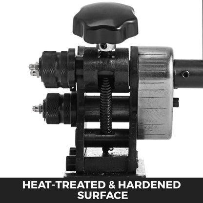 Portable Ring Roller Bender, 0.08m Ring Size, Round & Flat Steel Capacity