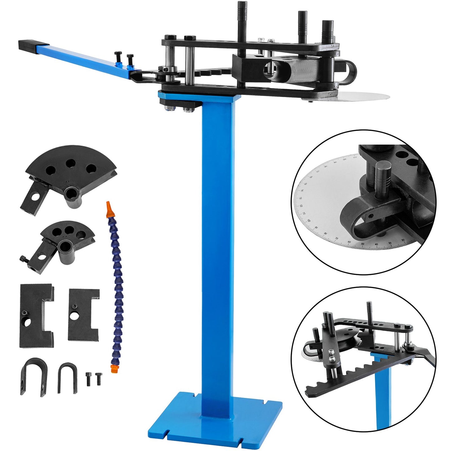 VEVOR Tube Bender Max Bending Degree 240°,Heavy Duty Metal Pipe and Tube Notcher