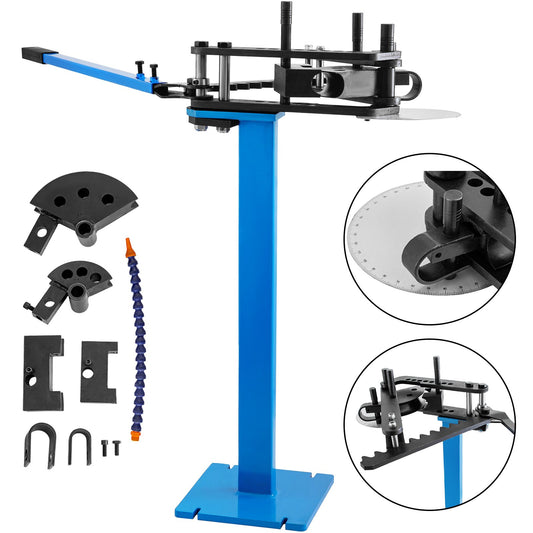 VEVOR Tube Bender Max Bending Degree 240°,Heavy Duty Metal Pipe and Tube Notcher