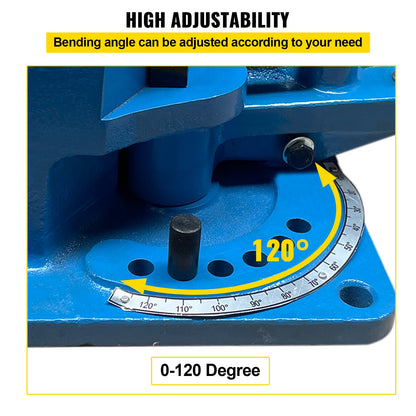 VEVOR Universal Bender 0-120 Degree Hot Bending Circular Bending Round Steel Heavy-duty