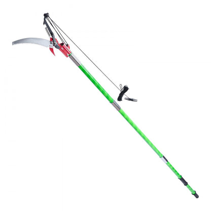 Manual Pole Saw Extendable Pole Tree Pruner 118-809.3 cm with Scissors