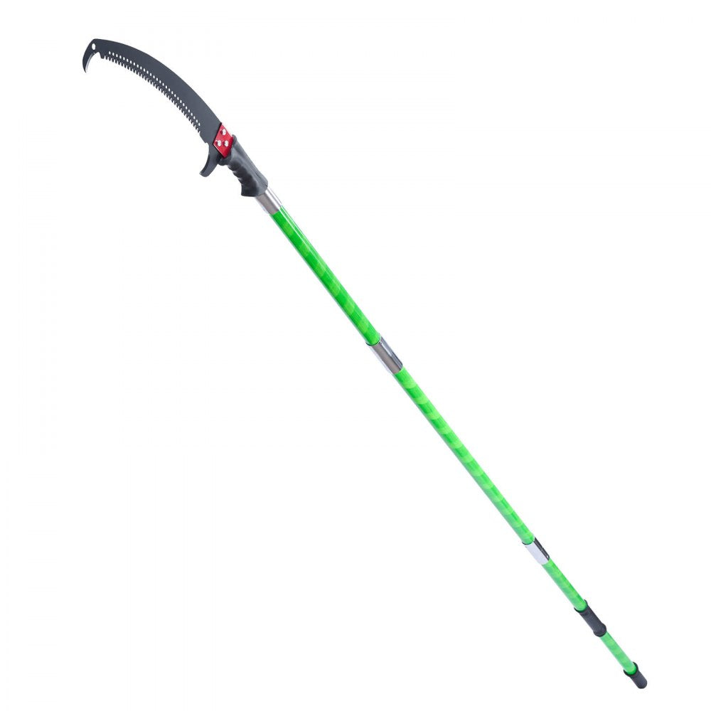 Manual Pole Saw Extendable Pole Tree Pruner 118-809.3 cm 65Mn Steel Blade