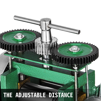 Combination Rolling Mill Machine, 120mm Roller Width, 55mm Diameter, Jewelry Tool