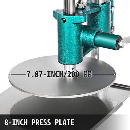Vevor 7.8' Big Roller Dough Sheeter Pasta Maker Household Pizza Dough Manual Pastry
