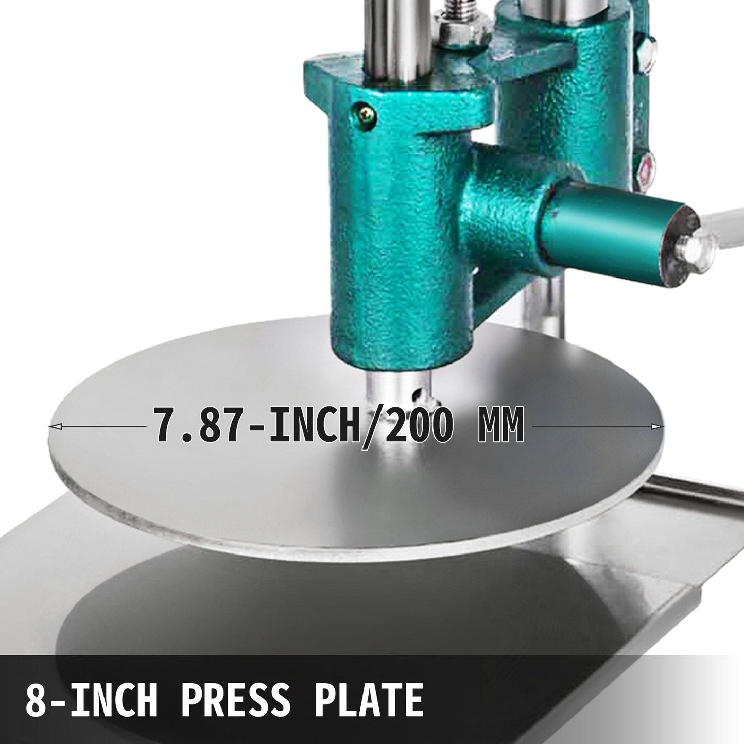 Manual Dough Sheeter & Pasta Maker with 0.2m Press Plate for Home Use