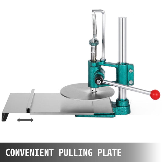 Manual Dough Sheeter & Pasta Maker with 0.2m Press Plate for Home Use