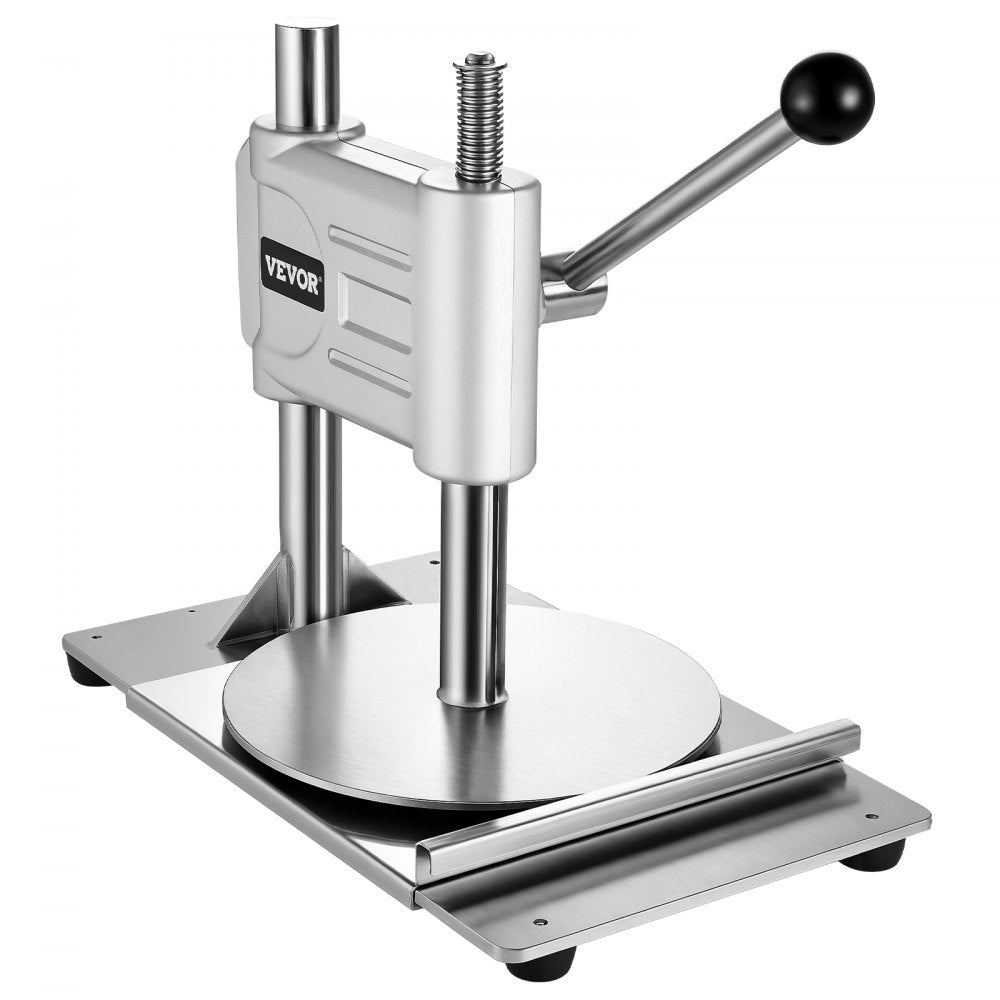 VEVOR 9.5 in Manual Pizza Dough Press Machine Commercial Pizza Pastry Sheeter