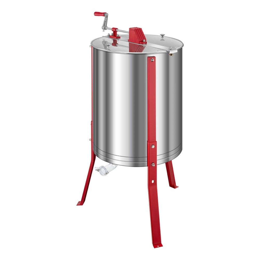 Manual Honey Extractor 6 Frame Honey Spinner Beekeeping Stainless Steel