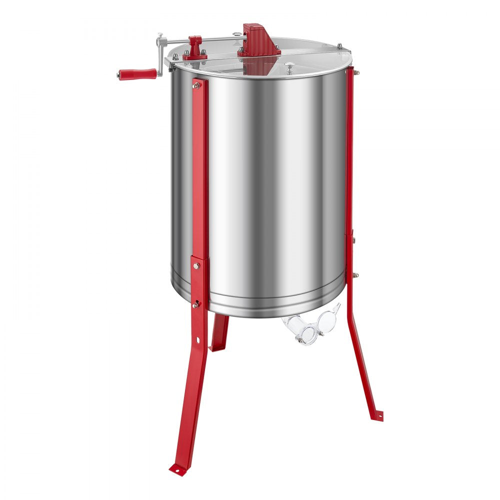 Manual Honey Extractor 6 Frame Honey Spinner Beekeeping Stainless Steel