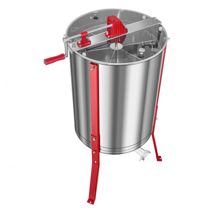 Manual Honey Extractor 6 Frame Honey Spinner Beekeeping Stainless Steel