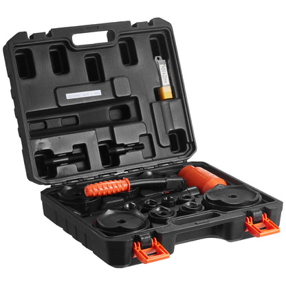 Knockout Punch Set, 147.1 kN Hydraulic Knockout Set, 12.7 to 101.6mm KO Tool Kit Hole Making Tool, KO Tools Kit W/10 Dies for Metal Electrical Cabinet, Electrical Control Cabinet, Switch Cabinet