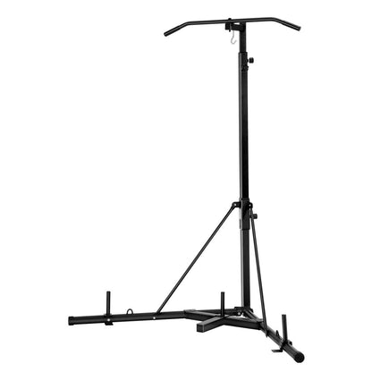 2 in 1 Punching Bag Stand, Steel Heavy Duty Workout Equipment, Adjustable Height Boxing Punching Bag Stand with Pull Up 