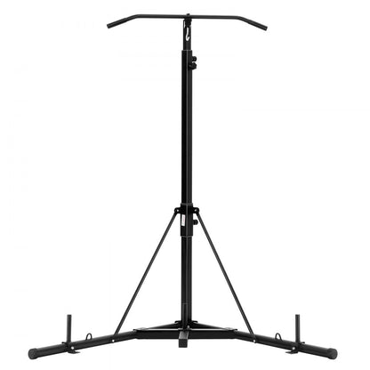 2 in 1 Punching Bag Stand, Steel Heavy Duty Workout Equipment, Adjustable Height Boxing Punching Bag Stand with Pull Up 