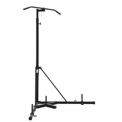 2 in 1 Punching Bag Stand, Steel Heavy Duty Workout Equipment, Adjustable Height Boxing Punching Bag Stand with Pull Up 