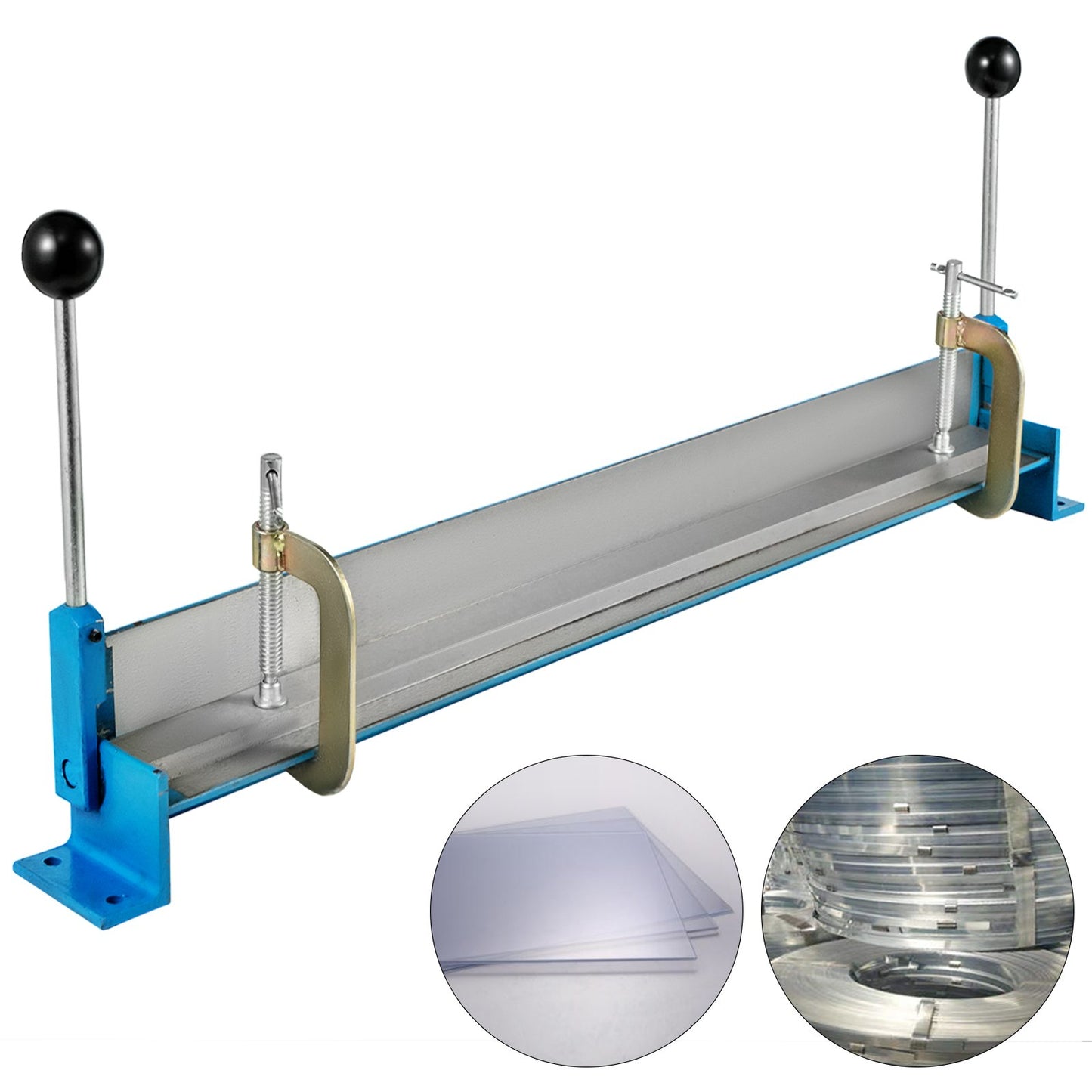 Vevor Metal Bending Machine 30" 760mm 90° Hand Sheet Metal Bender Adjustable Hardness