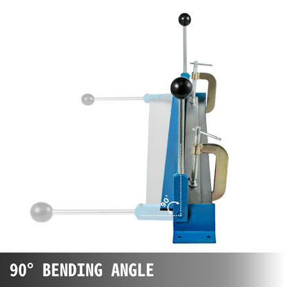 Hand Sheet Metal Bender 760mm, Adjustable Hardness, 0-90° Bending Angle