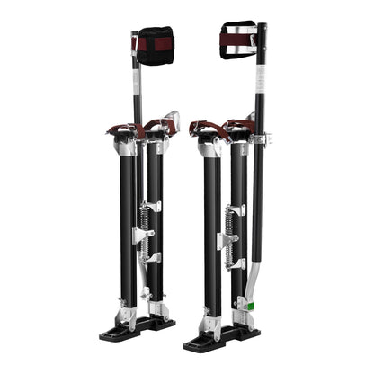 VEVOR Drywall Stilts, 61-101.6 cm Adjustable Aluminum Tool Stilts with Protective