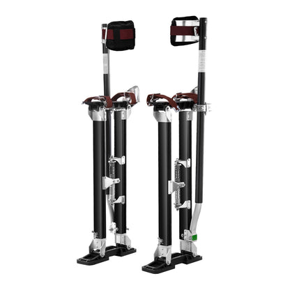 Adjustable Aluminum Drywall Stilts with Knee Pads, 61-101.6 cm, 103 kg Capacity