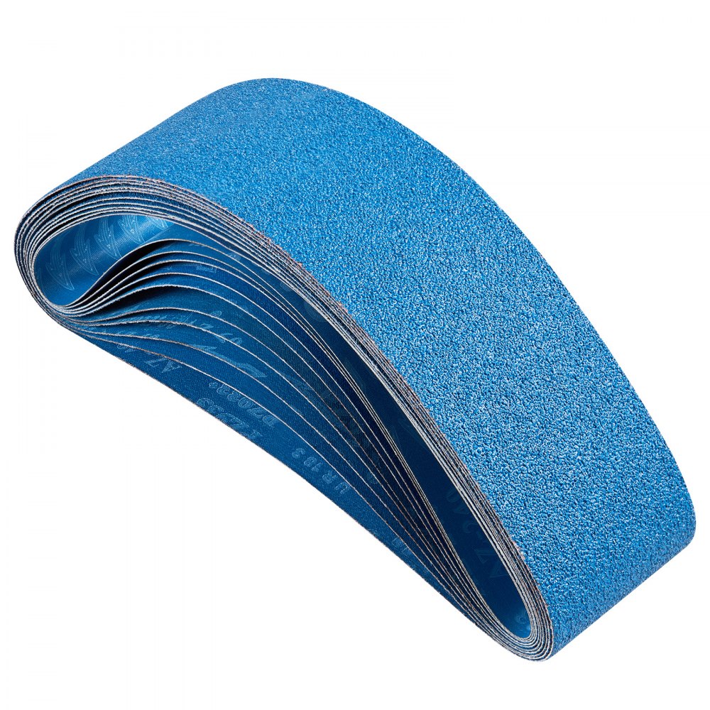 Sanding Belts 100mm x 915mm 10 PCS Belt Sander Belts with Assorted Grits