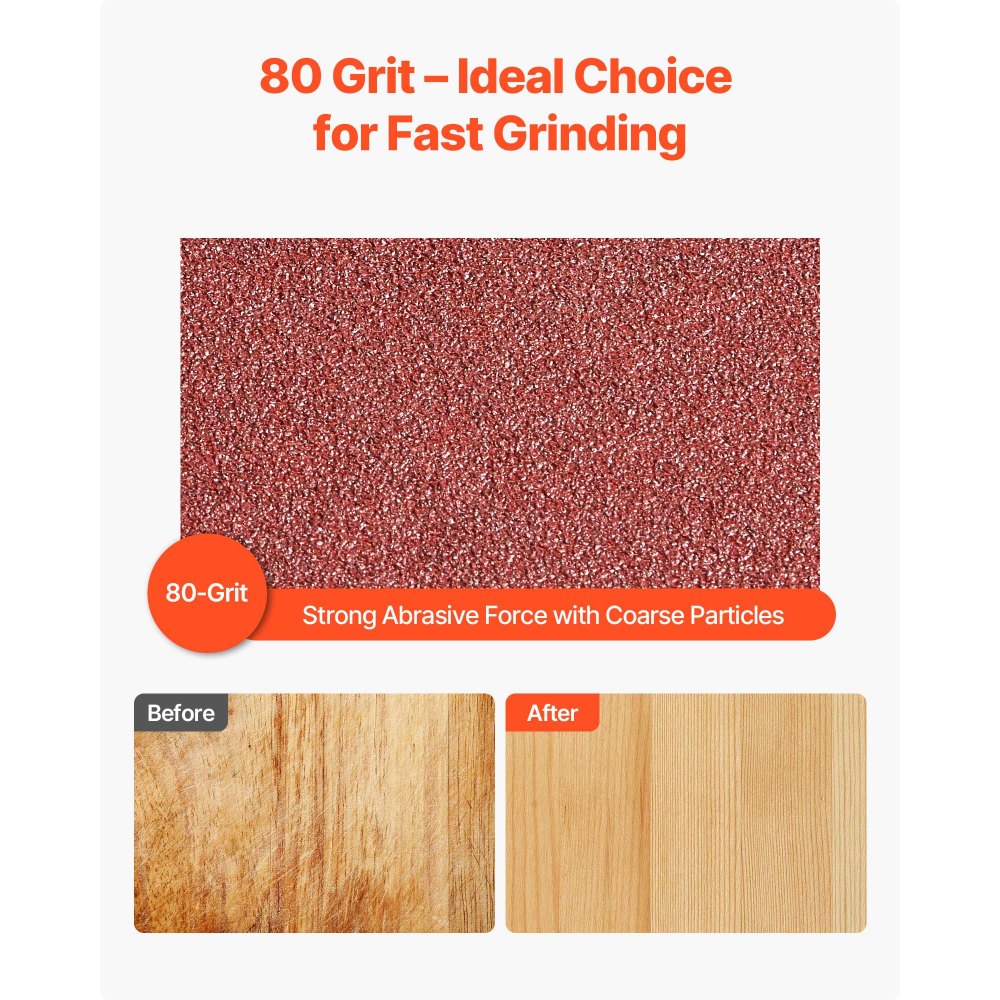 Sanding Belts 152 x 1219mm Belt Sander Sanding Belt 80 Grit Aluminum Oxide