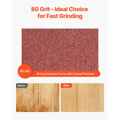 Sanding Belts 152 x 1219mm Belt Sander Sanding Belt 80 Grit Aluminum Oxide