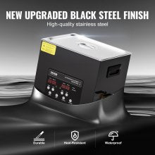10L Ultrasonic Cleaning Machine with Timer, Heater & Basket, 240W, 6.8 kg