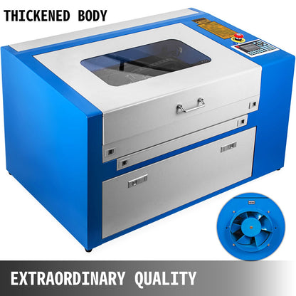 40W CO2 Laser Engraver Cutter, 300x500 mm, High Precision & Safe Operation